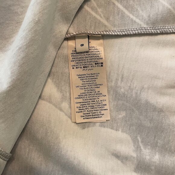 Tory Burch Animal House Cat Printed T-Shirt - size 8  - FREE SHIPPING - Picture 3 of 6